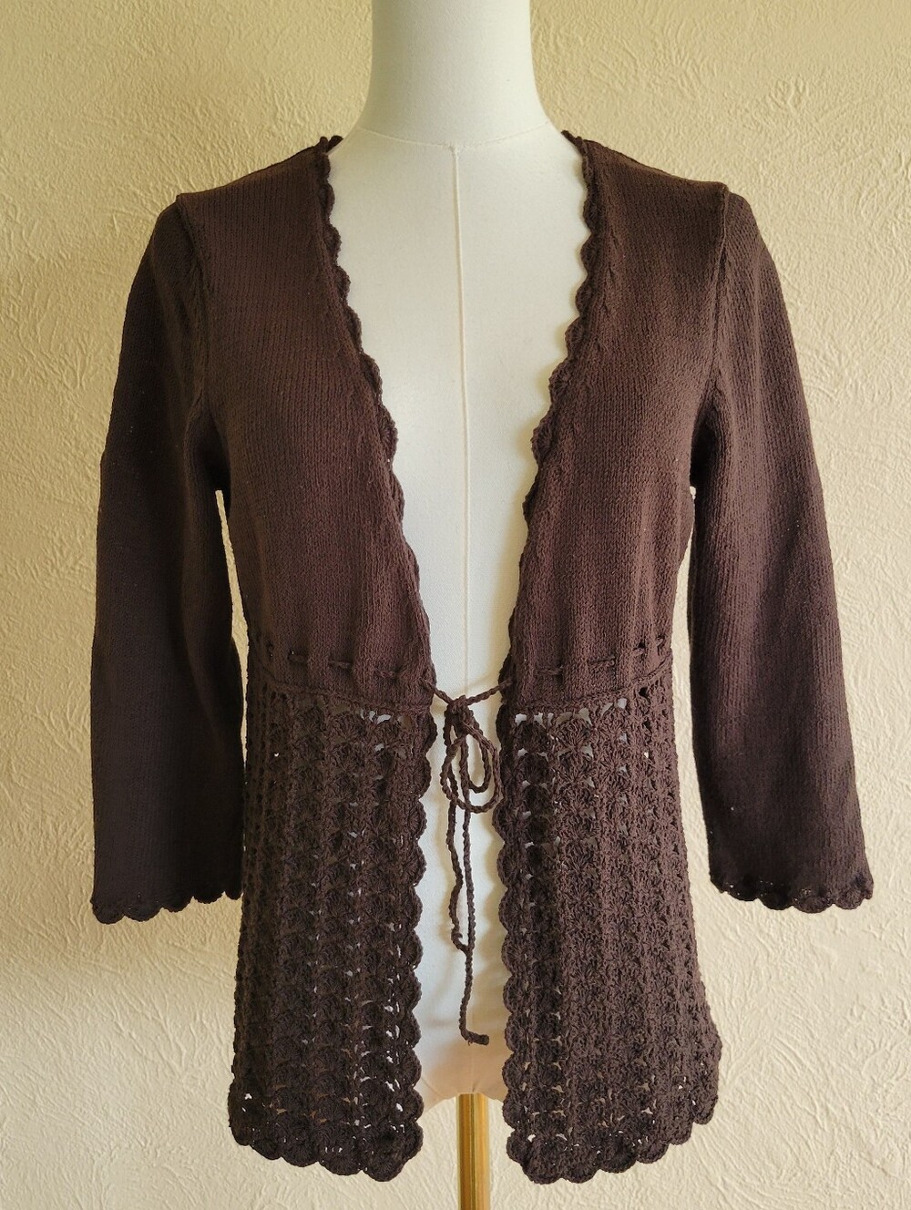 M.J. Designer Paris | Tie-Front Cardigan